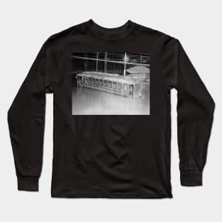 Trolley Car in Flood, 1923. Vintage Photo Long Sleeve T-Shirt